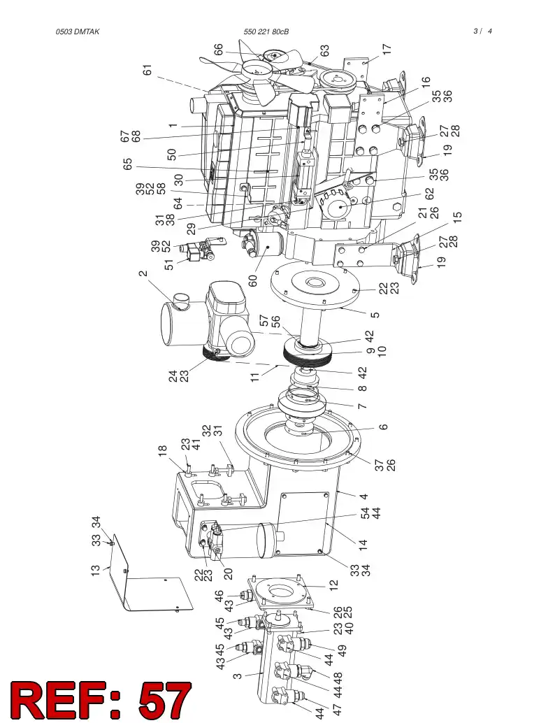 55028789 550 287 89 WASHER - Sandvik Technical Drawing