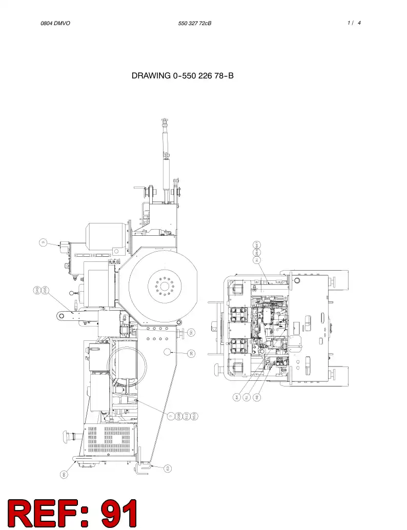 55028805 550 288 05 SUCTION HOSE - Sandvik Technical Drawing
