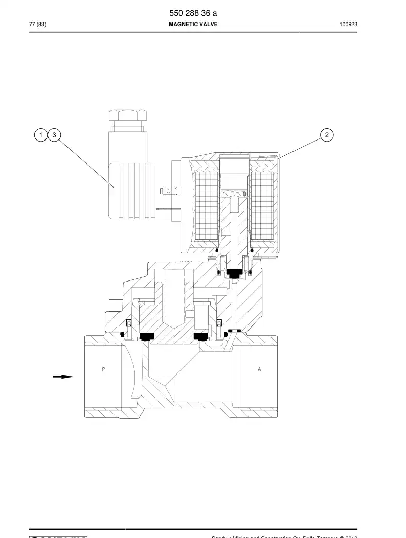 55028839a 550 288 39a Clip - Sandvik Technical Drawing