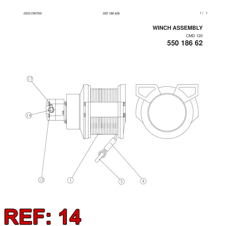 55028863 550 288 63 STRAIGHT THREAD ADAPTER - Sandvik Technical Drawing