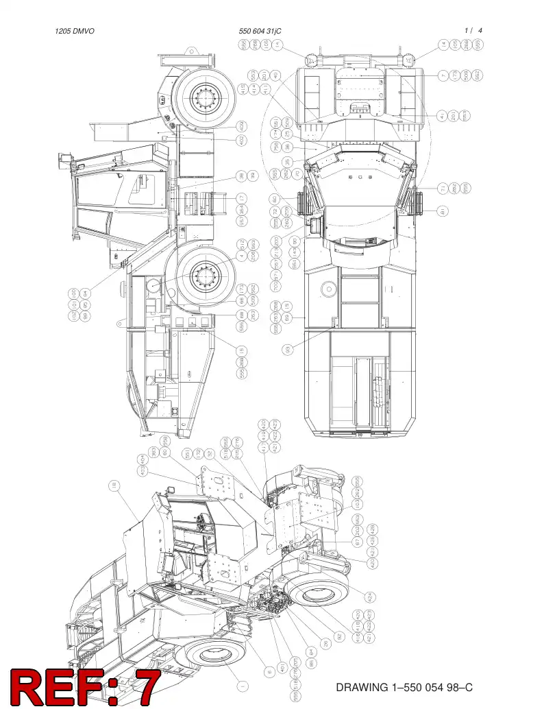 55028891 550 288 91 FLUSHING VALVE ASSEMBLY - Sandvik Technical Drawing