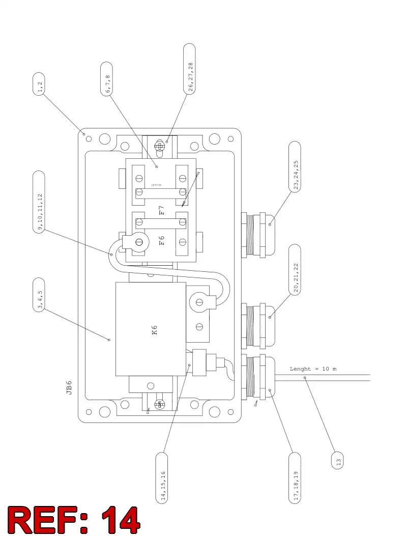55028915 550 289 15 CONNECTOR PART - Sandvik Technical Drawing