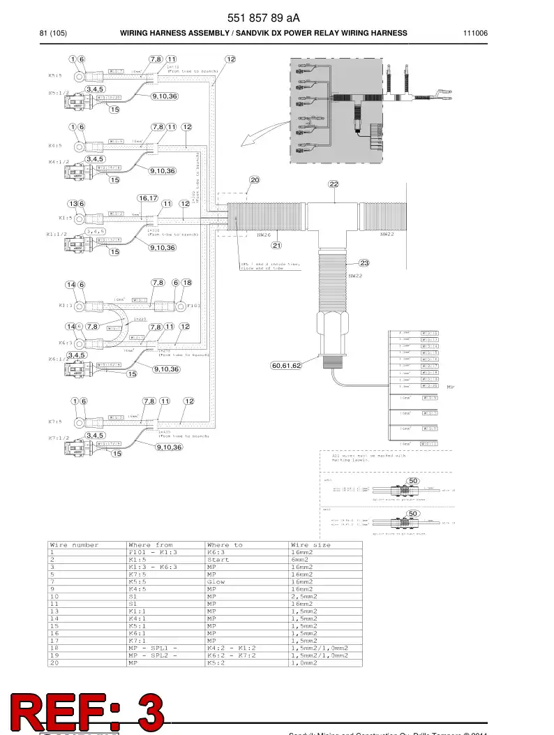 55028915a 550 289 15a PIEZA DE CONECTOR - Sandvik Technical Drawing