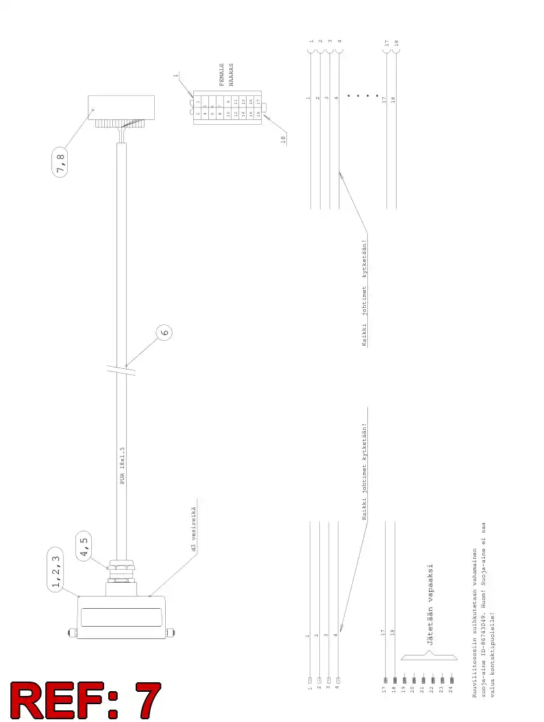 55028925 550 289 25 CONNECTOR PART - Sandvik Technical Drawing