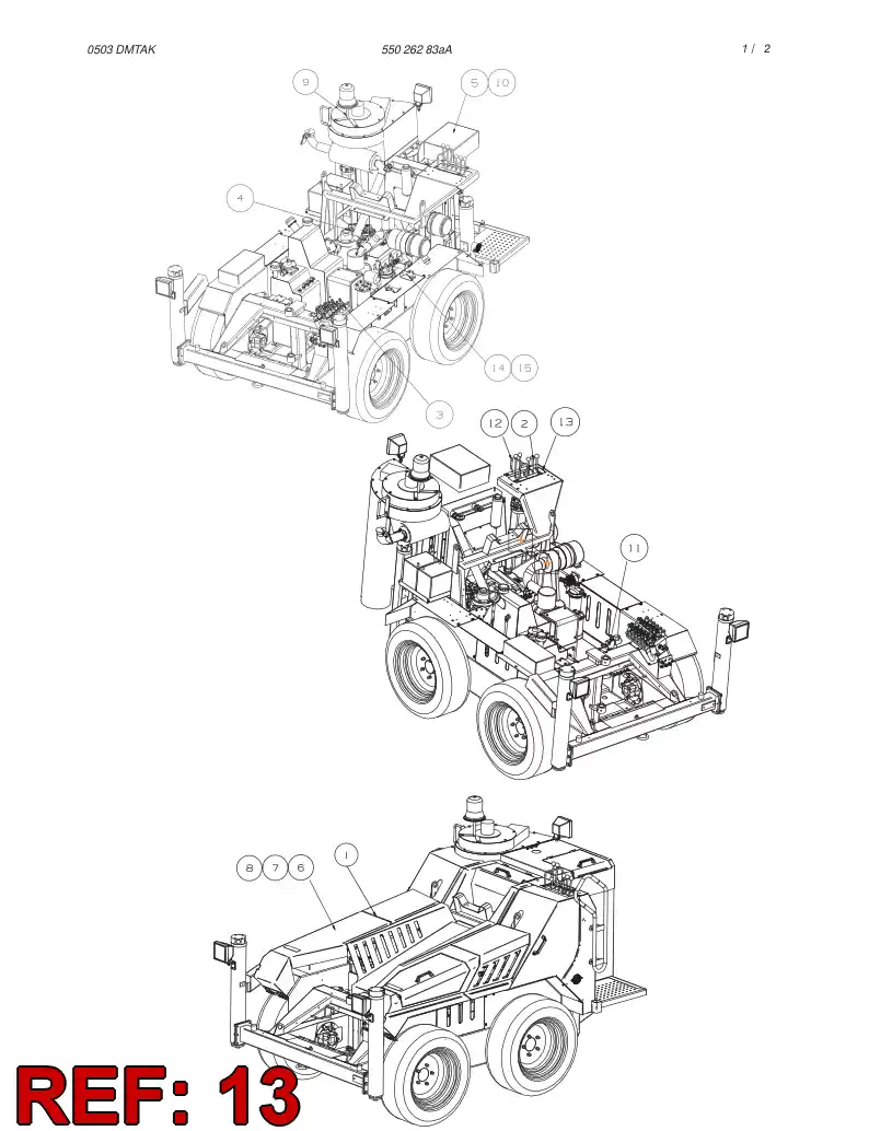 55029004 550 290 04 RUBBER SHEET - Sandvik Technical Drawing