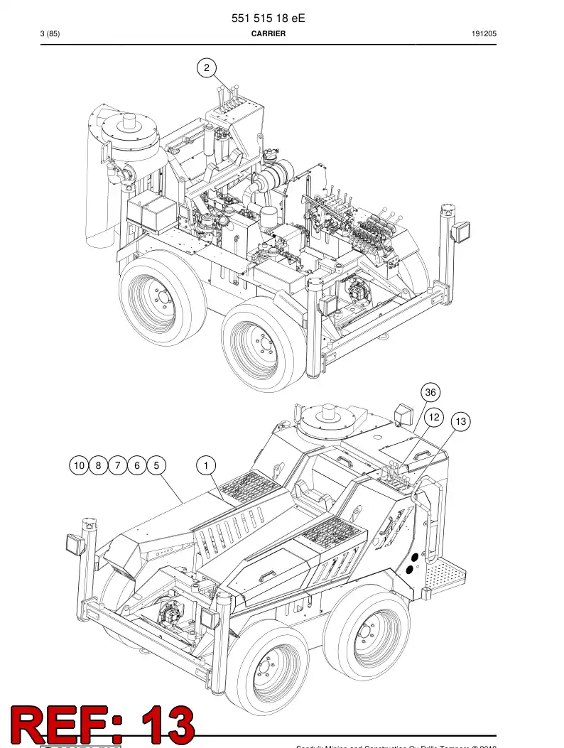 55029004d 550 290 04d Sheet, Rubber - Sandvik Technical Drawing