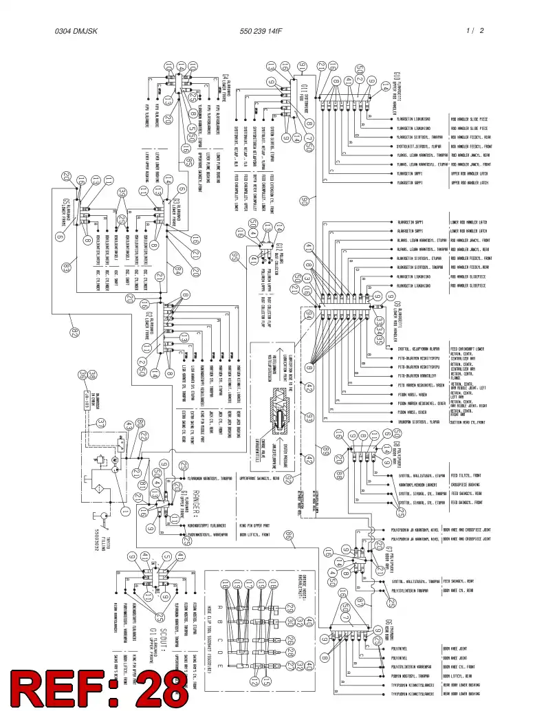55029349 550 293 49 STRAIGHT THREAD ADAPTER - Sandvik Technical Drawing