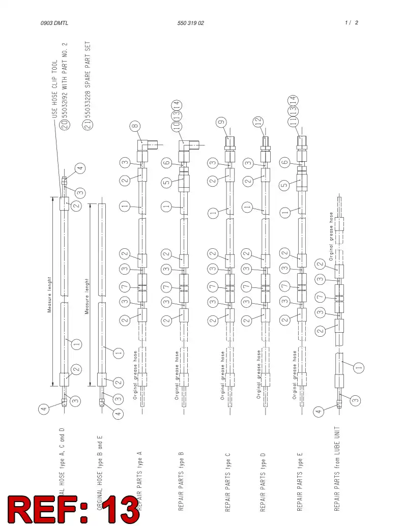 55029354 550 293 54 Bushing, Taper - Sandvik Technical Drawing