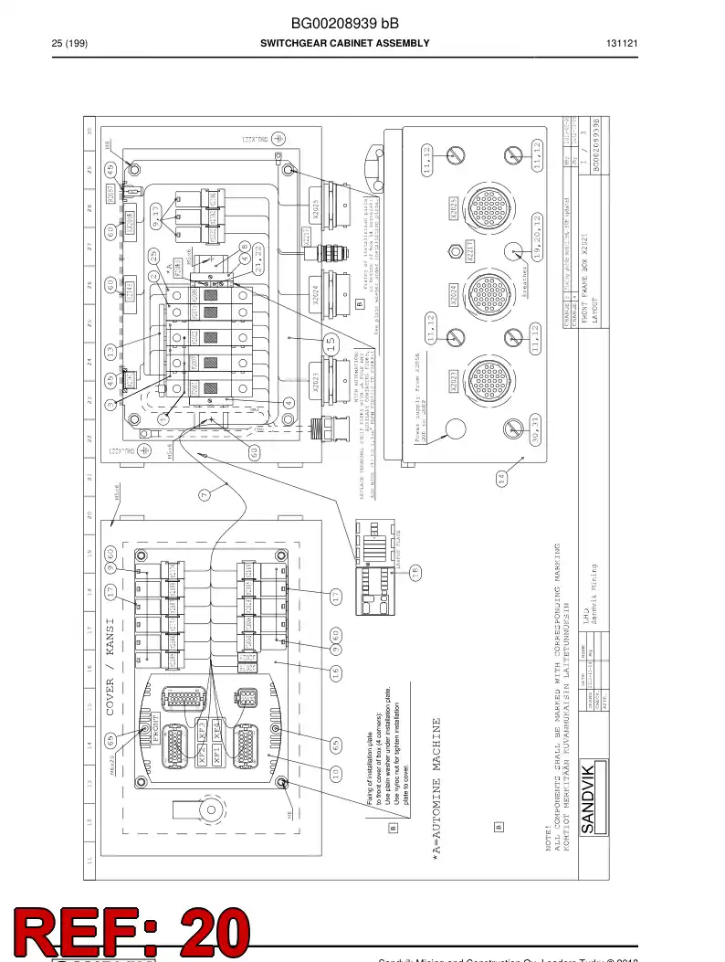 55029394 550 293 94 Connector - Sandvik Technical Drawing