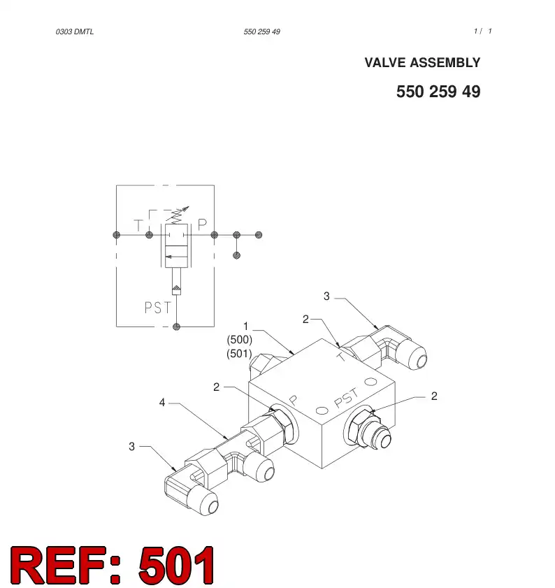 55029439 550 294 39 CARTRIDGE - Sandvik Technical Drawing