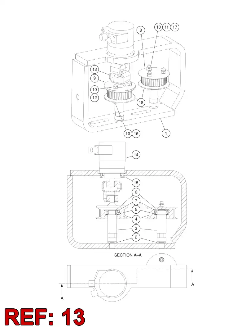 55029448 550 294 48 FLEXIBLE CLUTCH - Sandvik Technical Drawing