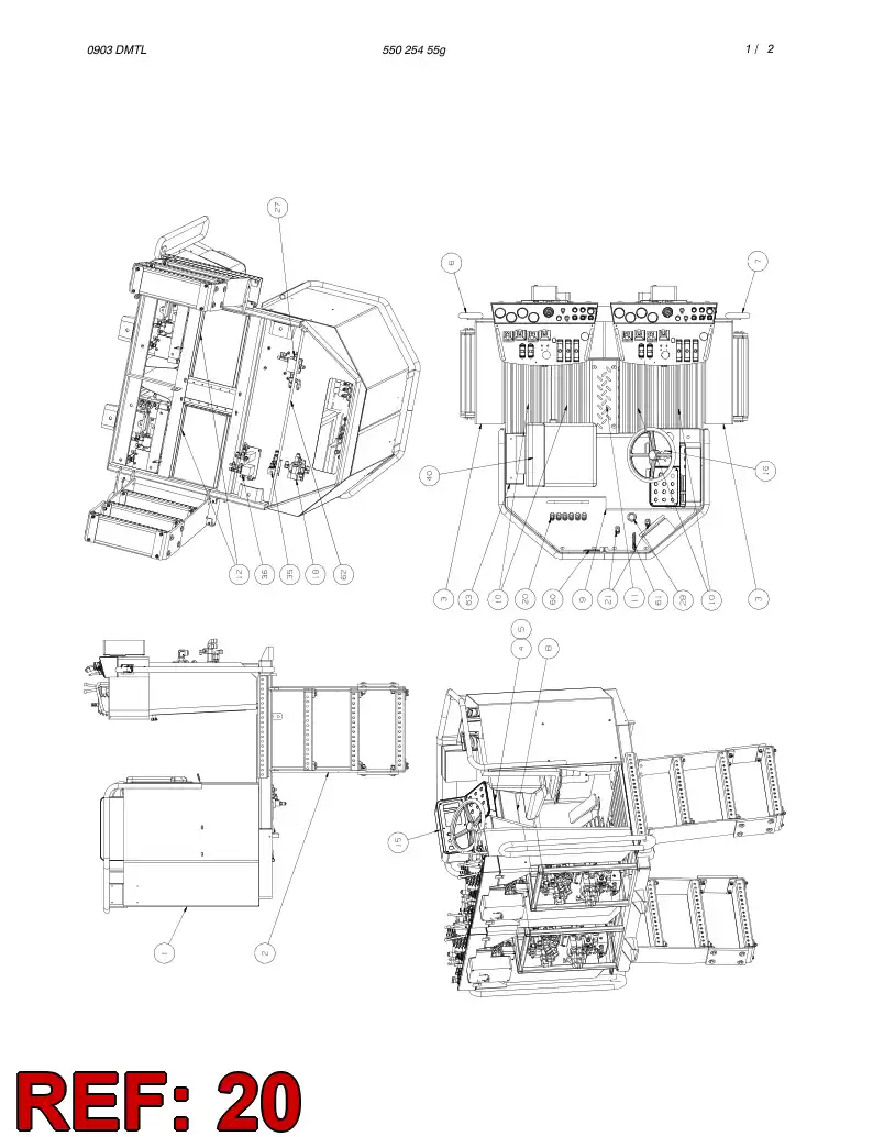 55029525 550 295 25 ADAPTER ASSEMBLY - Sandvik Technical Drawing