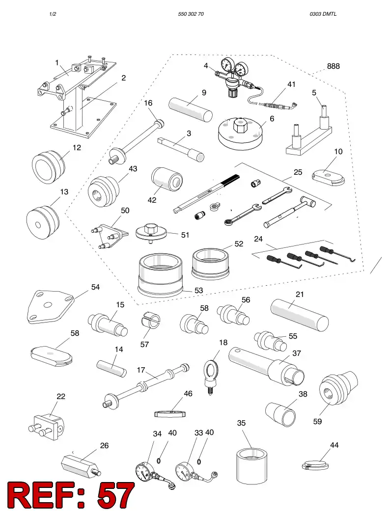 55029612 550 296 12 PUNCH - Sandvik Technical Drawing