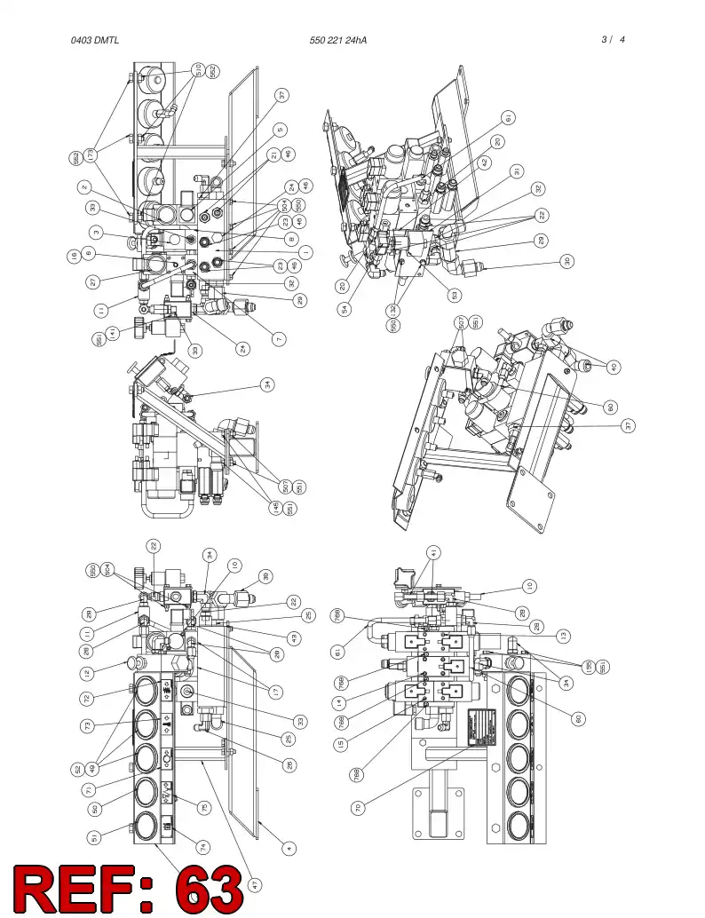 55029684 550 296 84 ADAPTER - Sandvik Technical Drawing