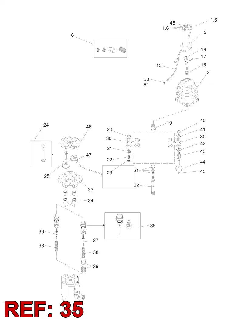 55029724 550 297 24 PLUNGER KIT - Sandvik Technical Drawing