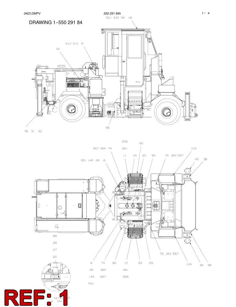 55029840 550 298 40 CARRIER - Sandvik Technical Drawing