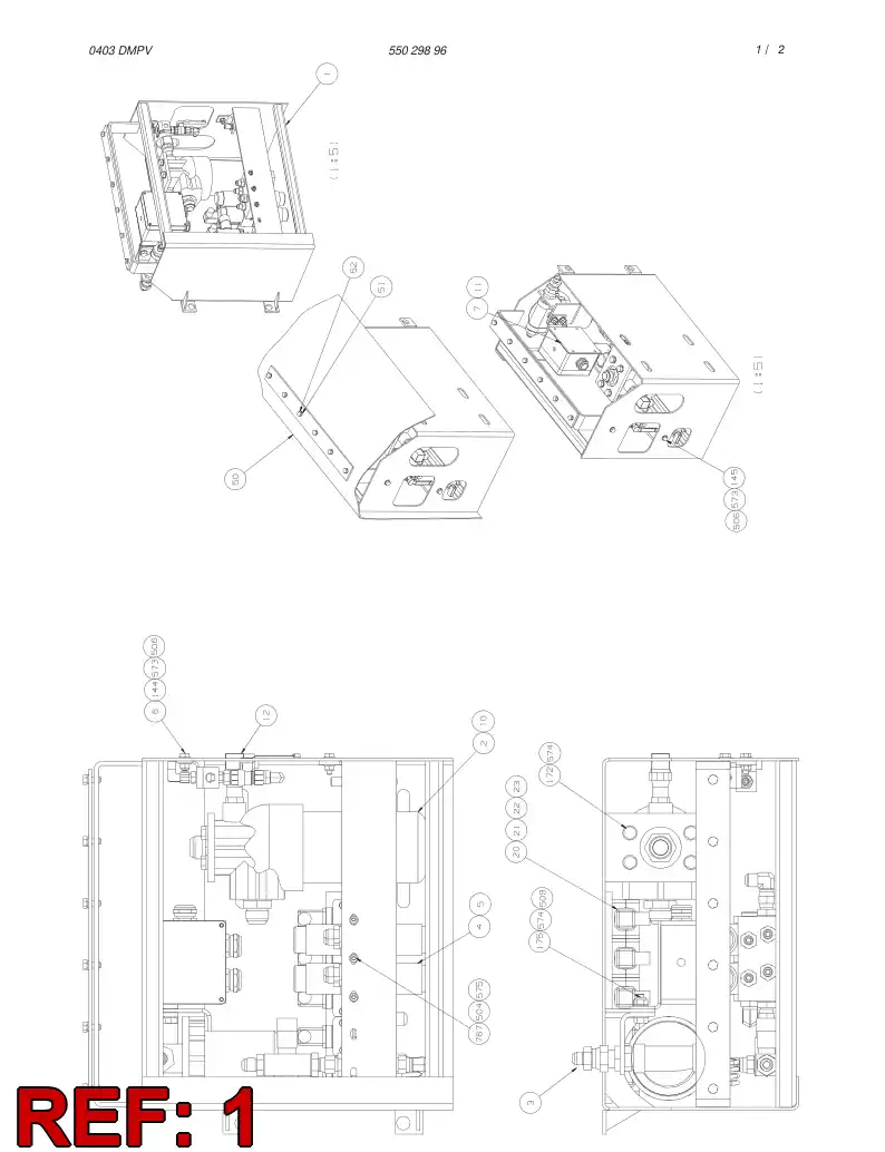 55029904 550 299 04 SIDE BOX - Sandvik Technical Drawing