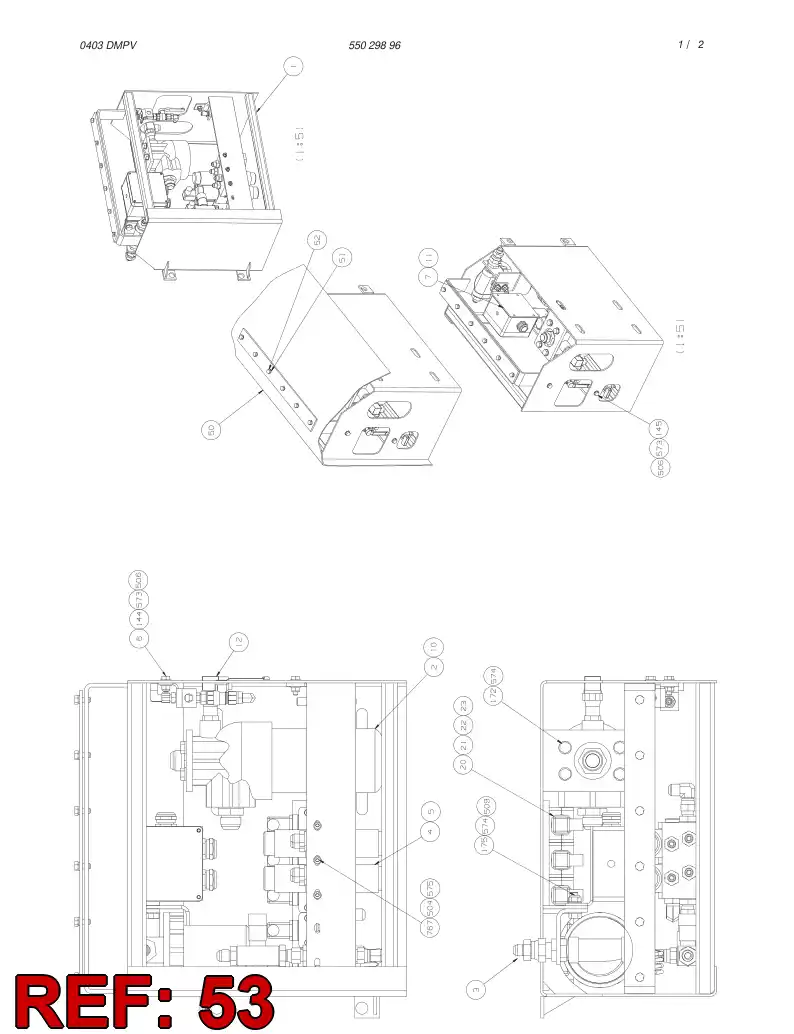 55029992 550 299 92 PLATE - Sandvik Technical Drawing