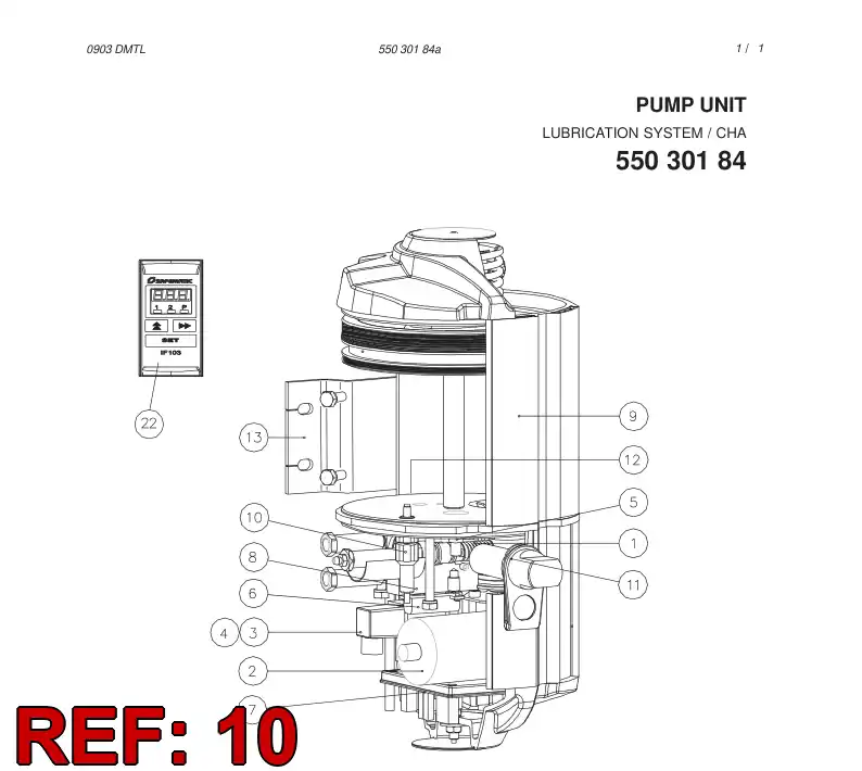 55030023 550 300 23 Switch, Limit - Sandvik Technical Drawing