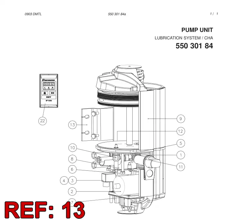 55030027 550 300 27 Plate, Mounting - Sandvik Technical Drawing