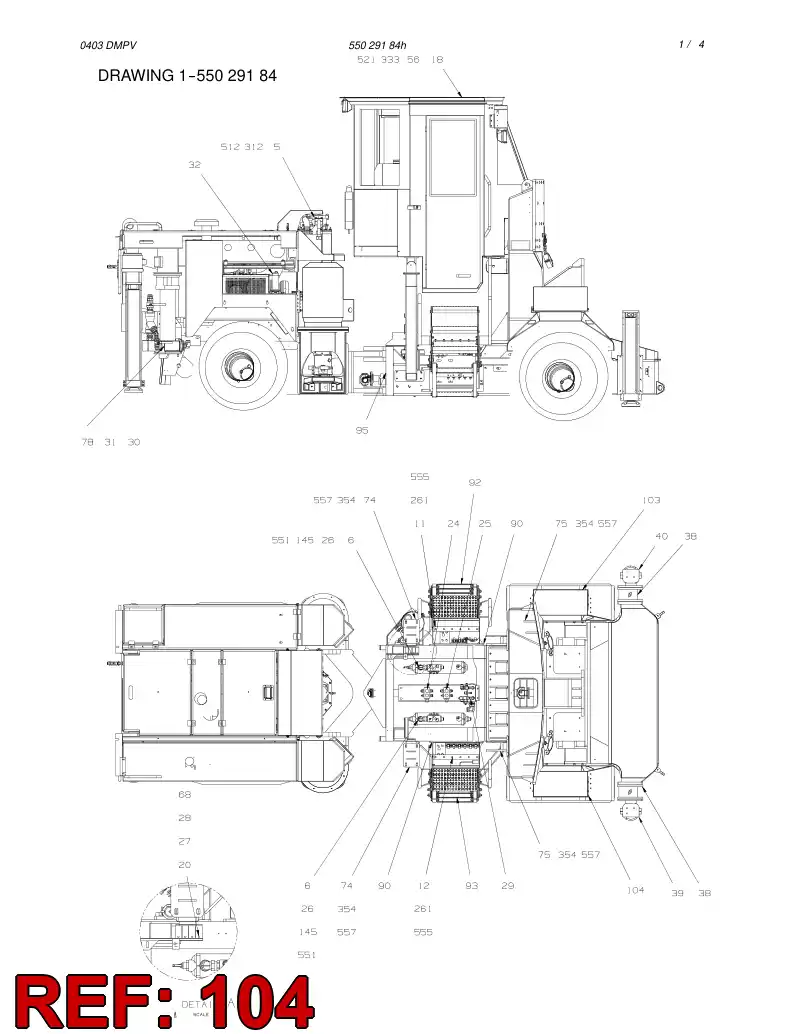 55030117 550 301 17 BRACKET - Sandvik Technical Drawing