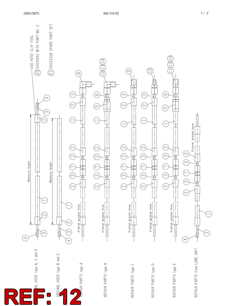 55030149 550 301 49 STRAIGHT THREAD ADAPTER - Sandvik Technical Drawing