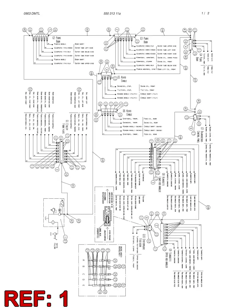 55030184 550 301 84 PUMP UNIT - Sandvik Technical Drawing