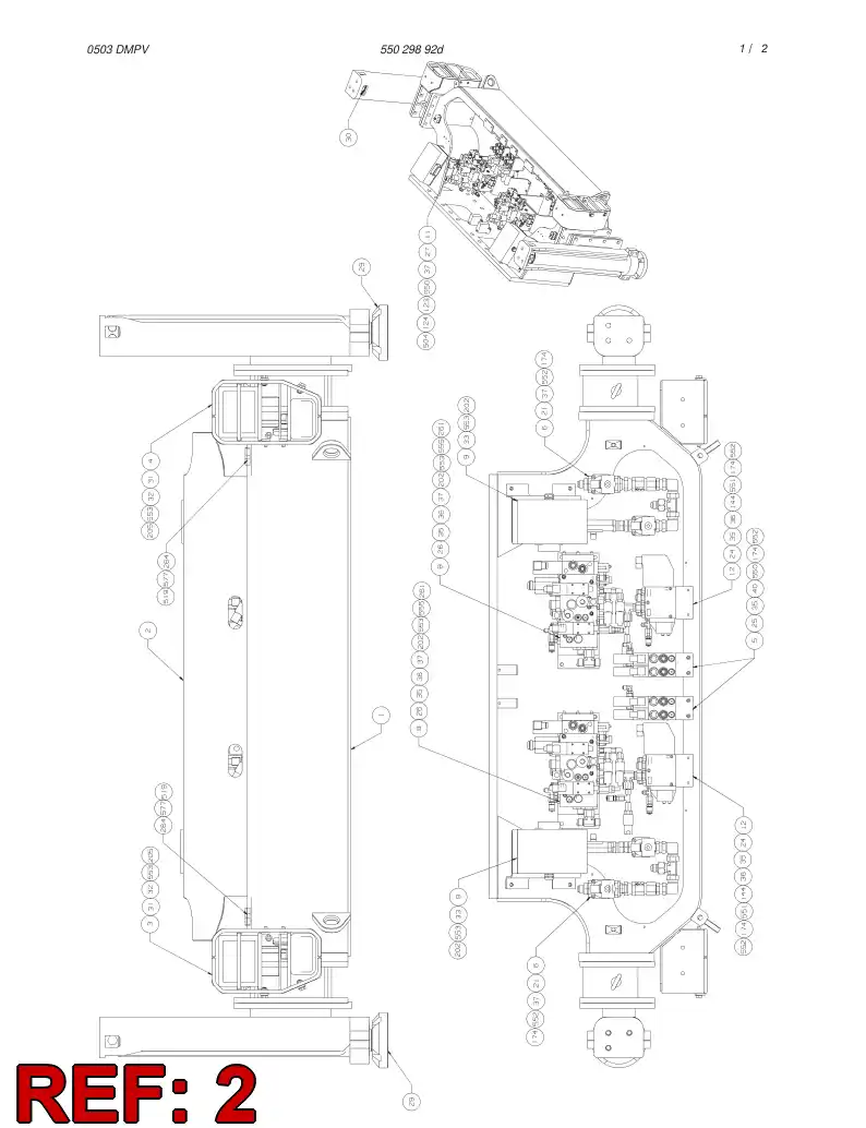 55030203 550 302 03 GUARD - Sandvik Technical Drawing