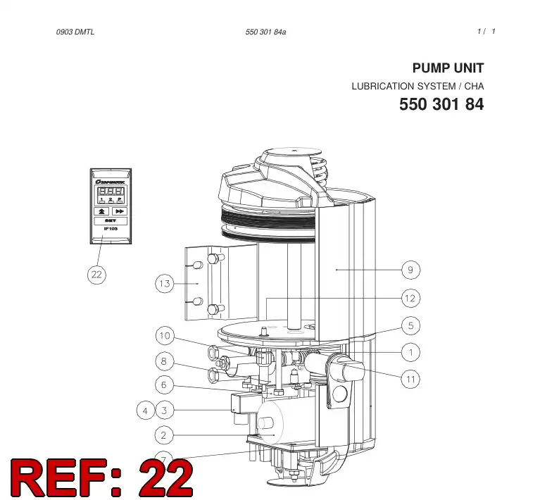 55030206 550 302 06 Terminal, Operator - Sandvik Technical Drawing