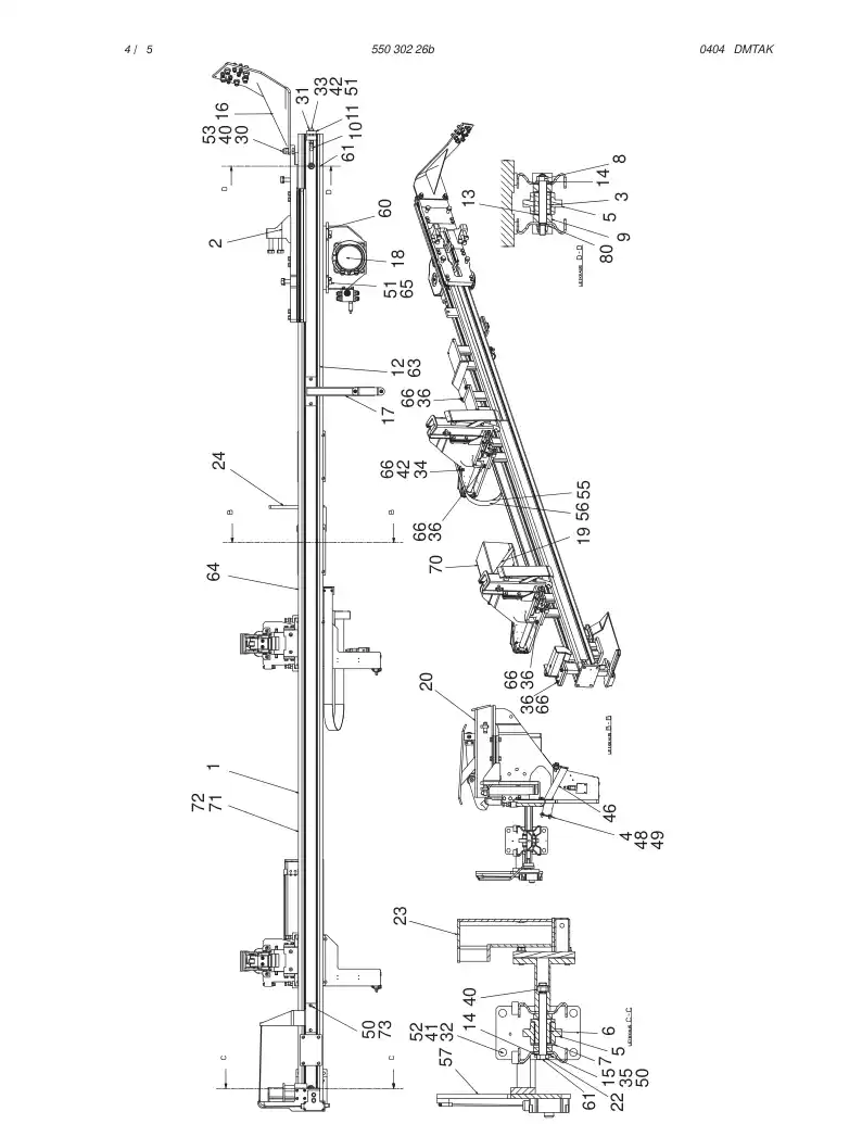 55030226b 550 302 26b FEED - Sandvik Technical Drawing