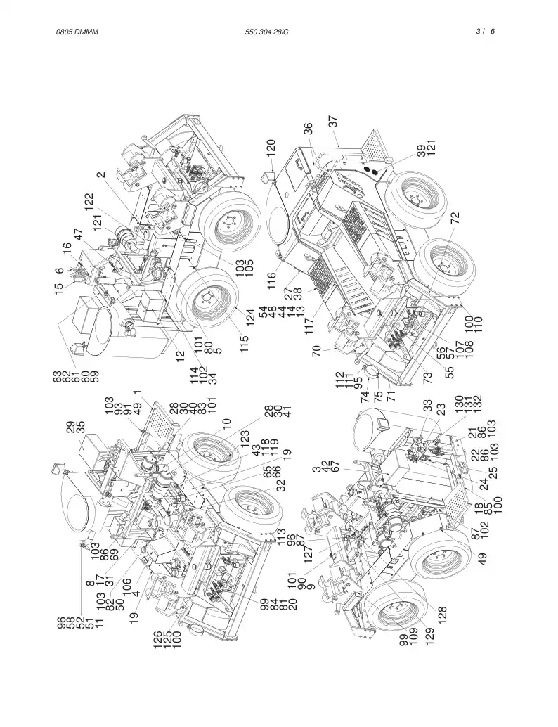 55030428iC 550 304 28iC CARRIER ASSEMBLY (OPTION) - Sandvik Technical Drawing