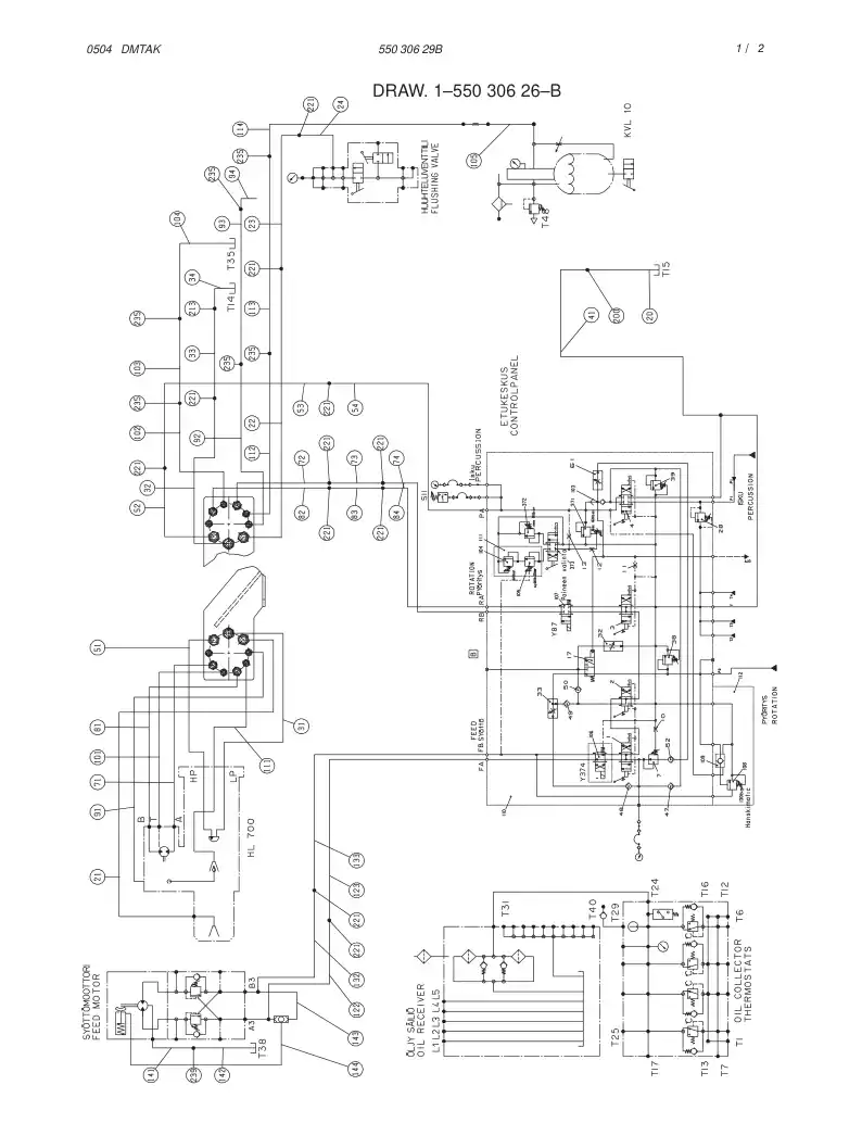 55030629B 550 306 29B CONNection ADVICE (TDC-2) (1-5 - Sandvik Technical Drawing