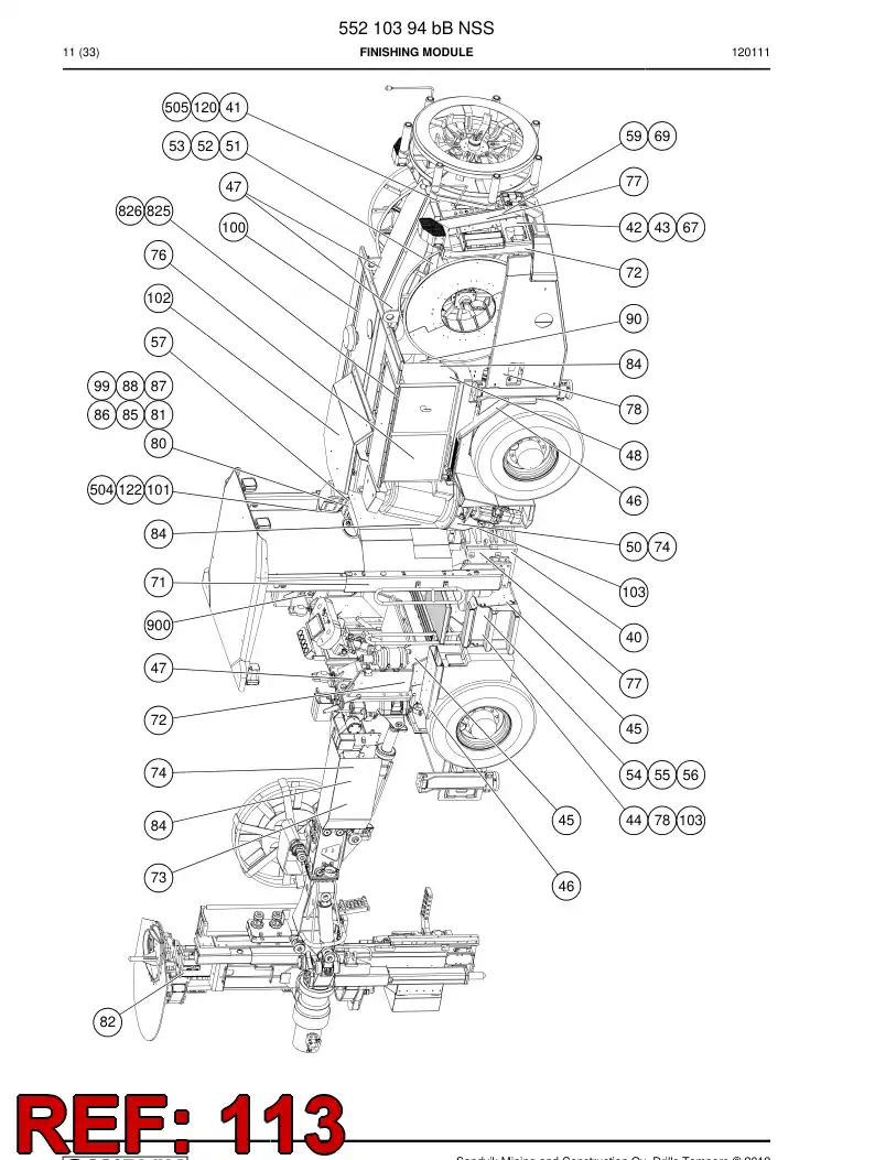55030715b 550 307 15b Sign - Sandvik Technical Drawing