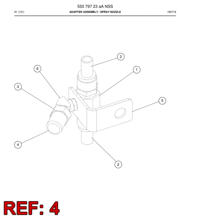 55030754 550 307 54 Cap, Dust - Sandvik Technical Drawing