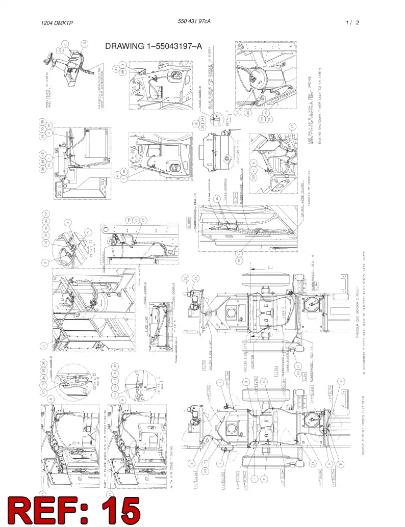 55030787 550 307 87 SUPPORTING BLOCK - Sandvik Technical Drawing