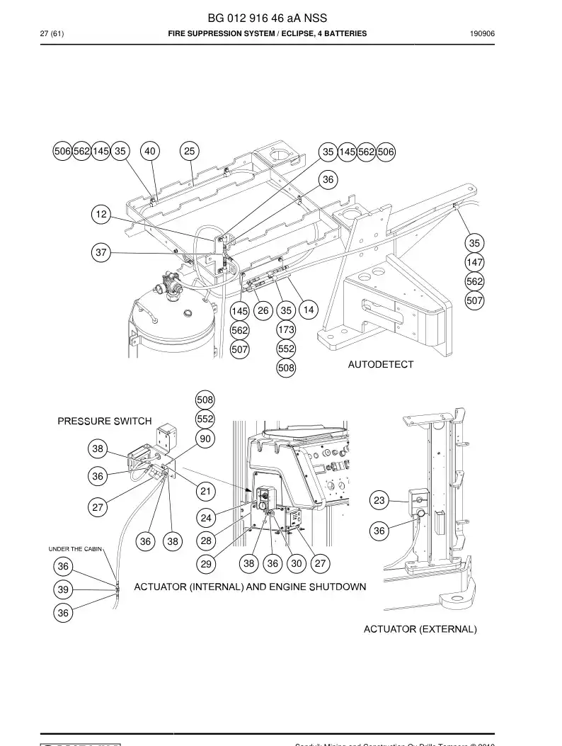 55030802 550 308 02 Connector - Sandvik Technical Drawing