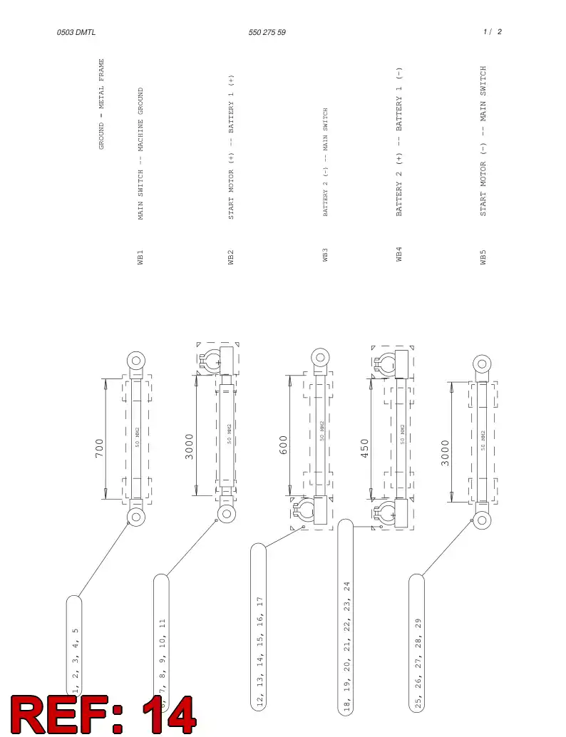 55030803 550 308 03 GUARD - Sandvik Technical Drawing