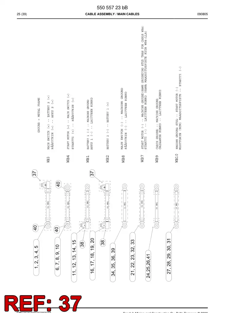 55030803a 550 308 03a Guard - Sandvik Technical Drawing