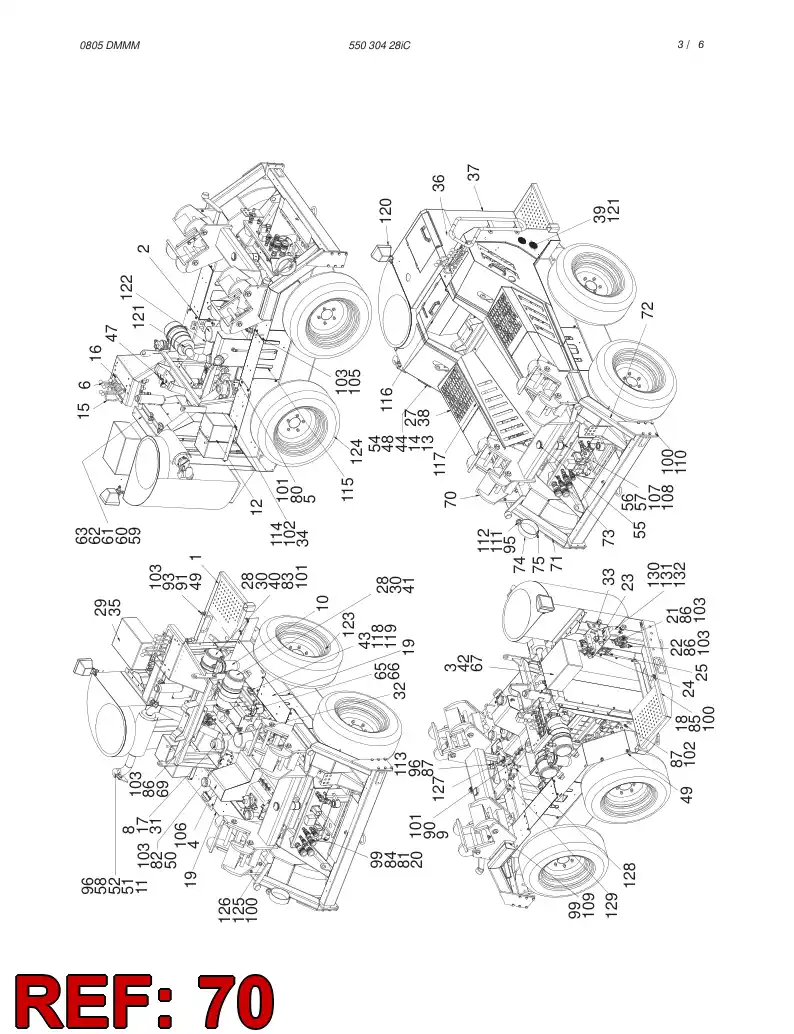 55030845 550 308 45 FASTENER ASSEMBLY - Sandvik Technical Drawing