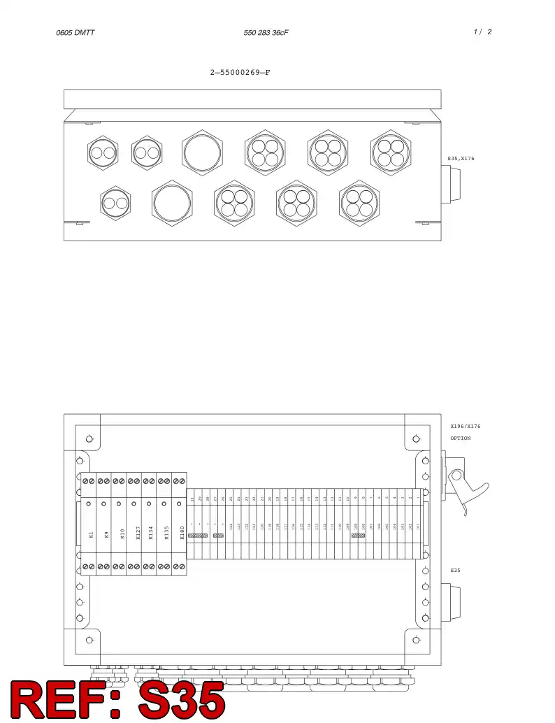 55030863 550 308 63 SIGN - Sandvik Technical Drawing
