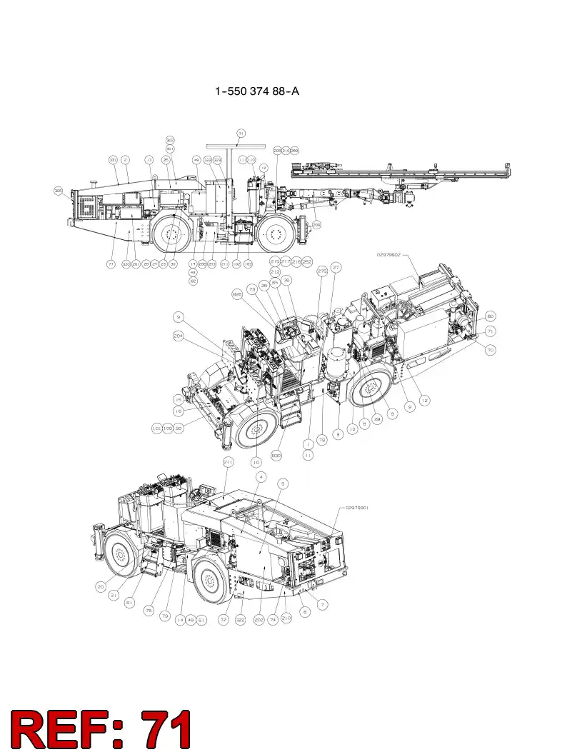 55030932 550 309 32 SIGN - Sandvik Technical Drawing