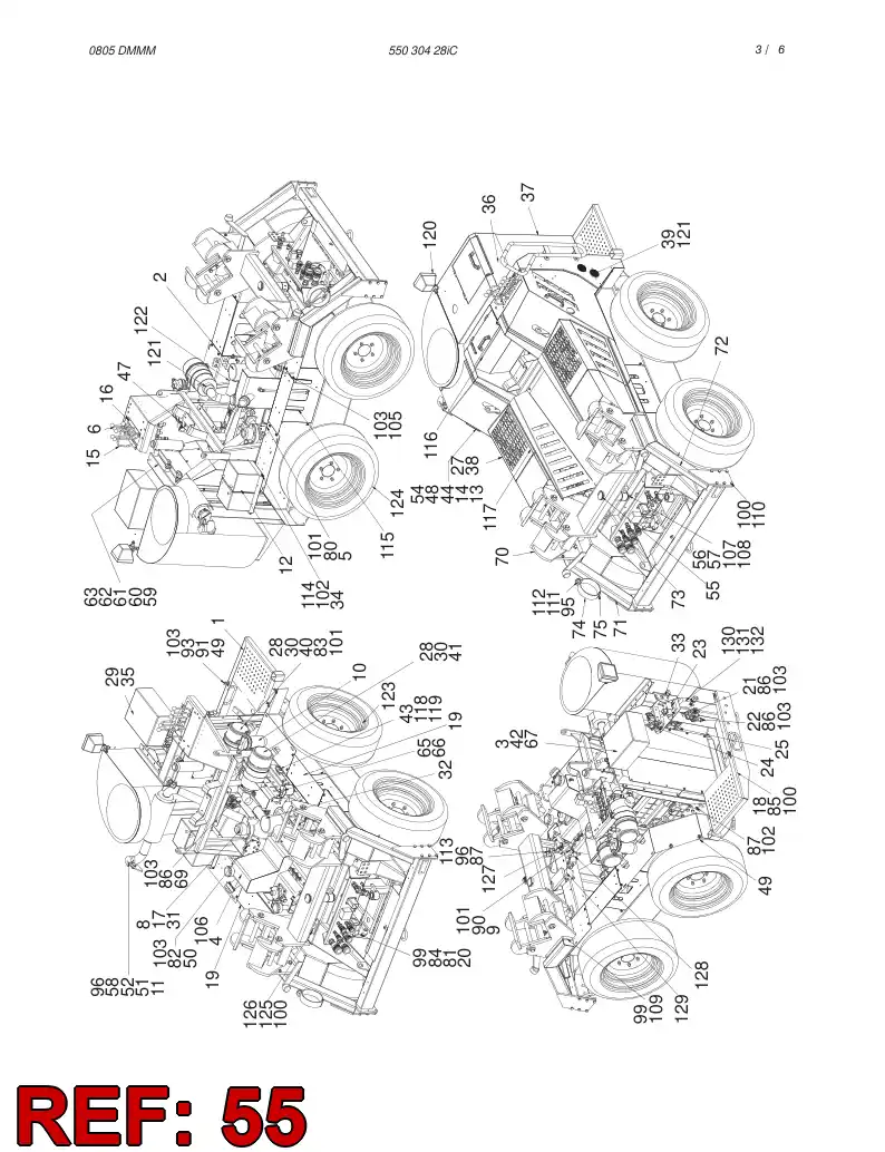 55030960 550 309 60 PIN - Sandvik Technical Drawing
