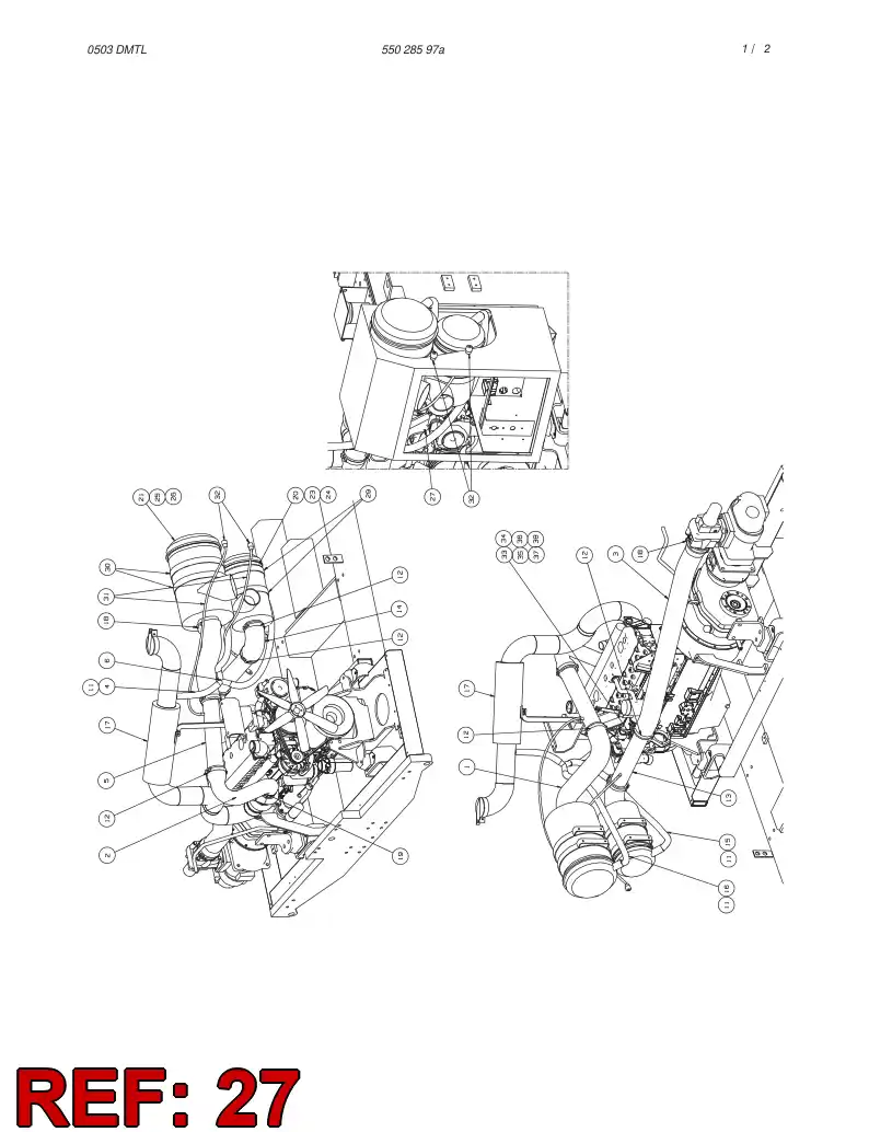 55031239 550 312 39 RUBBER SHEET - Sandvik Technical Drawing