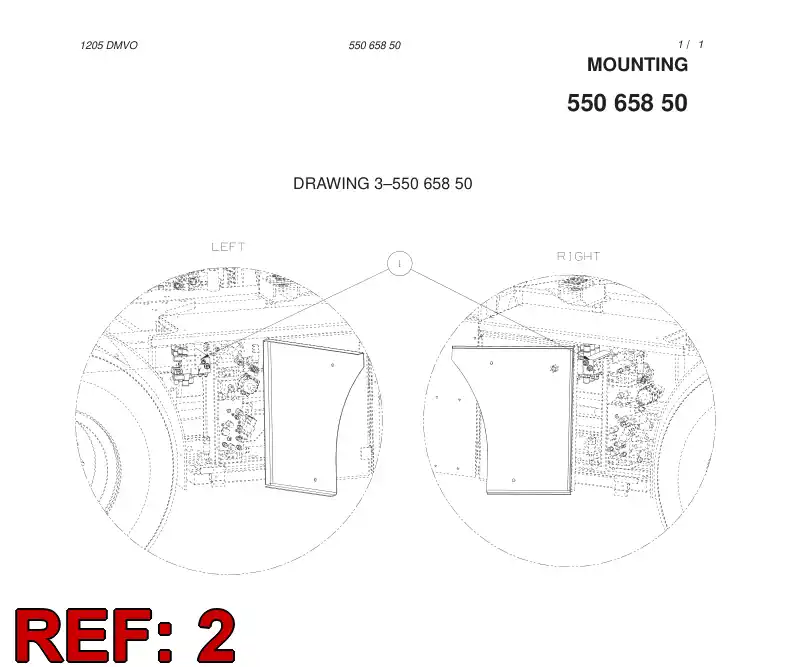 55031253 550 312 53 HOSING - Sandvik Technical Drawing
