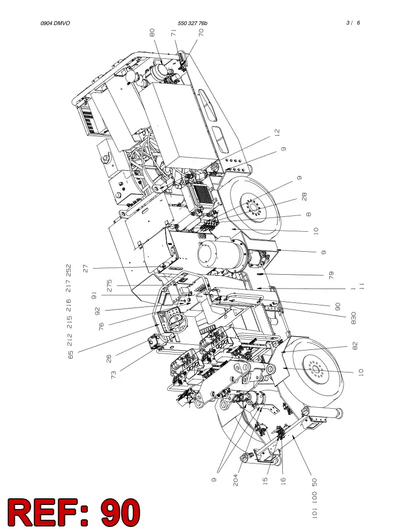 55031307 550 313 07 SIGN - Sandvik Technical Drawing