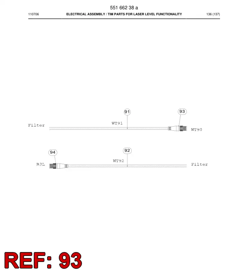 55031363b 550 313 63b Plug connector - Sandvik Technical Drawing