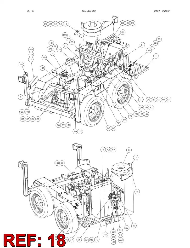 55031943 550 319 43 PLATE - Sandvik Technical Drawing