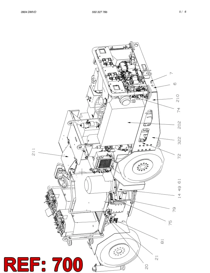 55031995 550 319 95 TRANSPORTATION DRAWING - Sandvik Technical Drawing