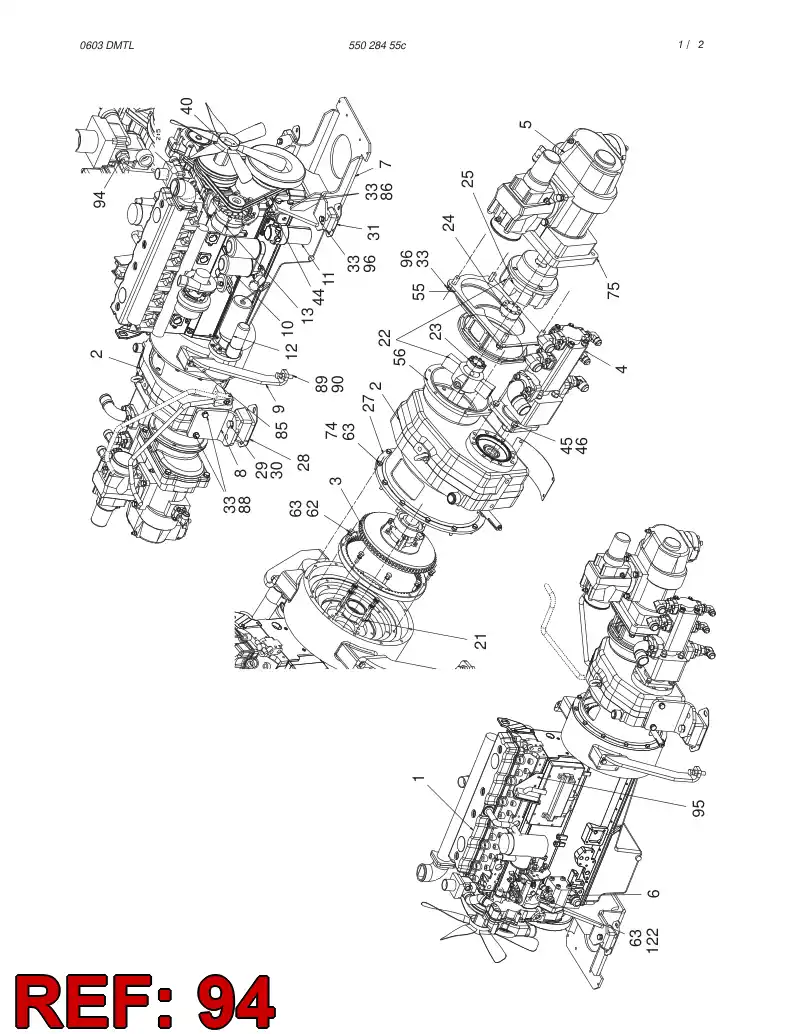 55032082 550 320 82 SENSOR - Sandvik Technical Drawing