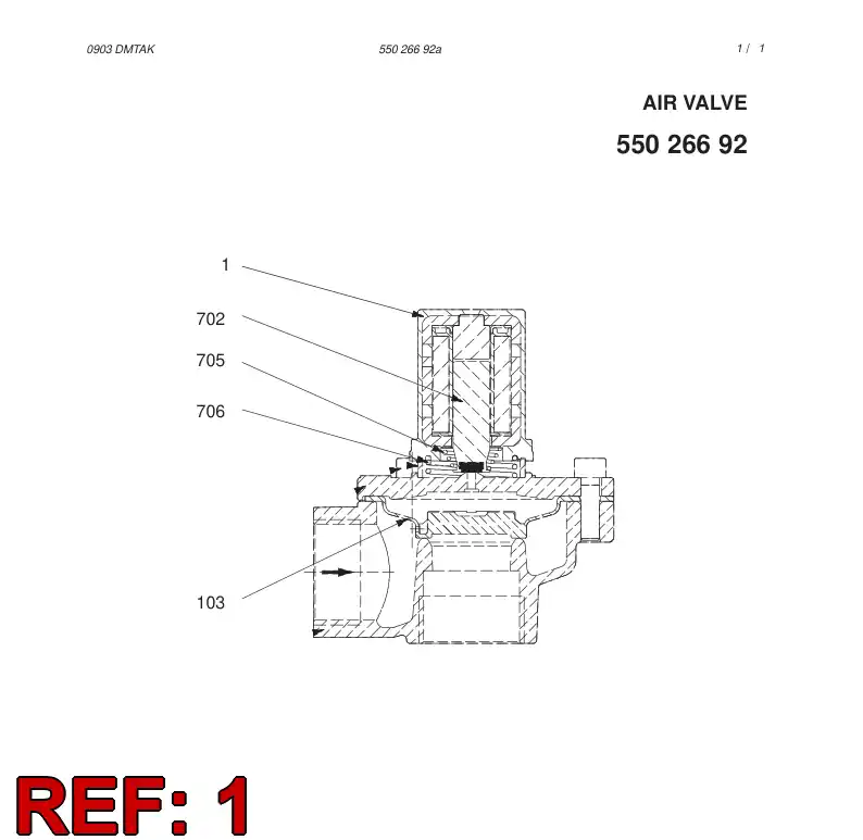 55032187 550 321 87 SOLENOID - Sandvik Technical Drawing